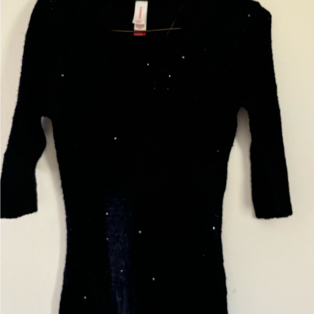 Black Sequin Dress